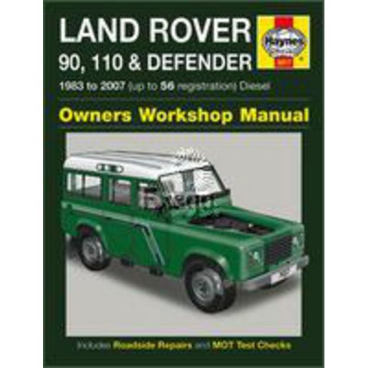 Haynes Owner's Workshop Manual - Landrover 90, 100 & Defender 1983-2007 3017