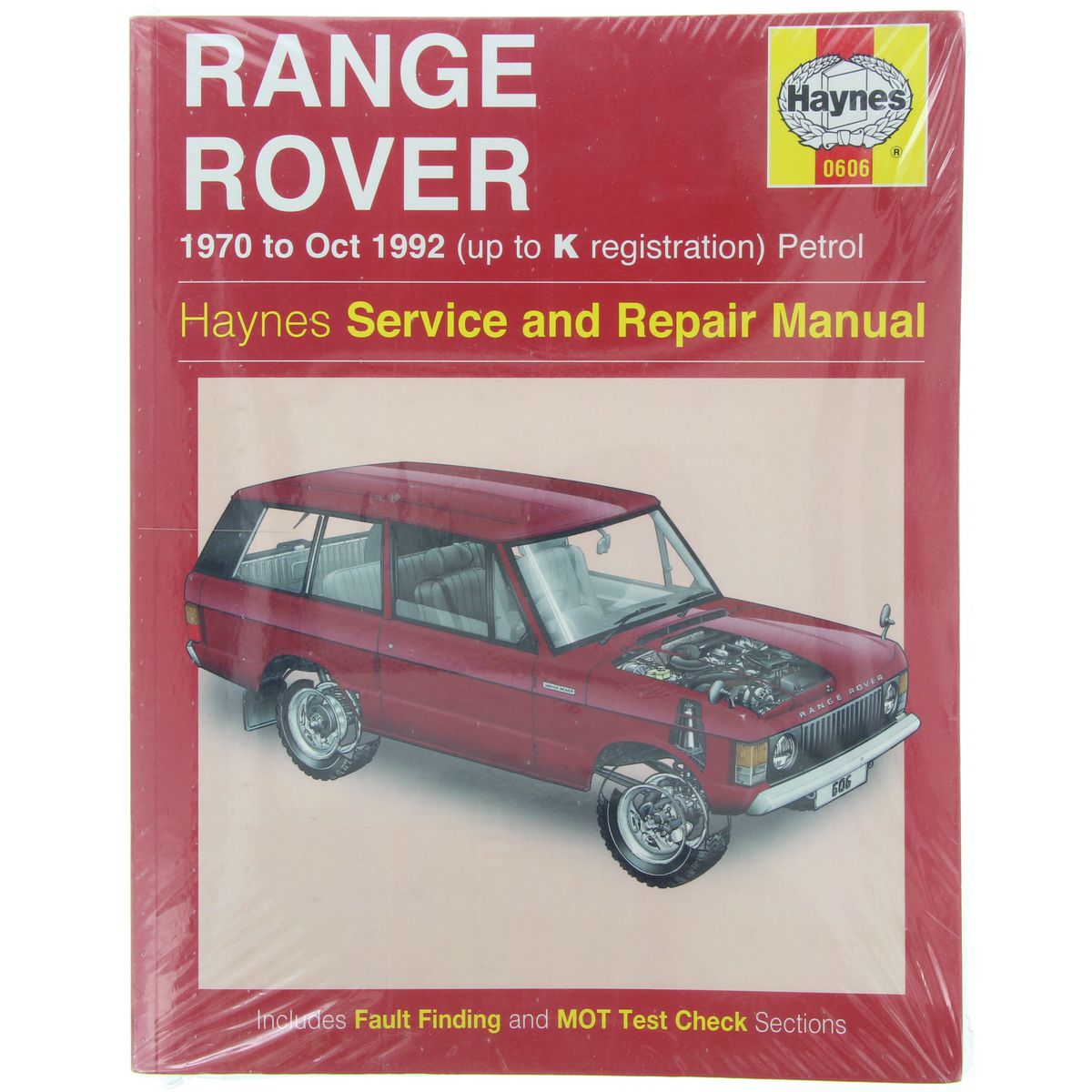 Haynes Owner's Workshop Manual - Range Rover 1970-1992 606
