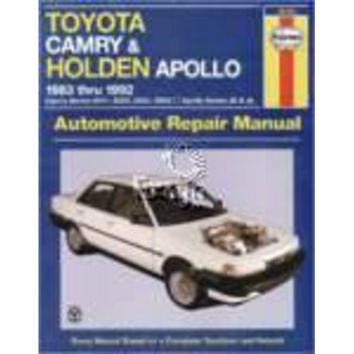 Haynes Owner's Workshop Manual - Toyota Camry & Holden Apollo 1983-1992 92705