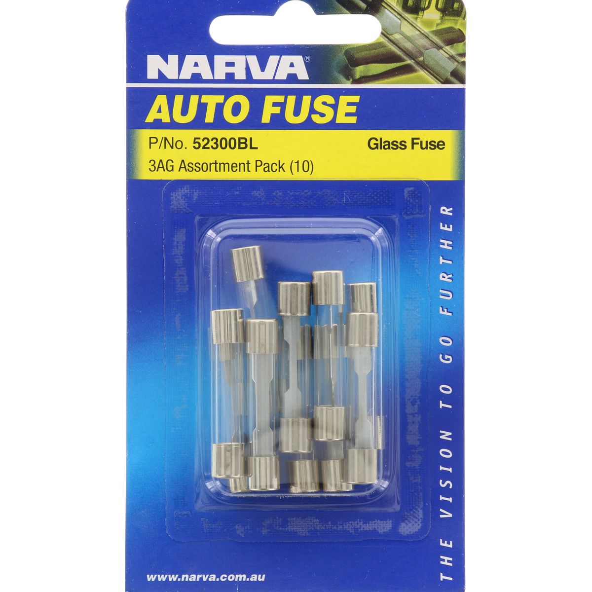 Narva Fuse Glass 3AG Assortment (10PKT) 52300BL