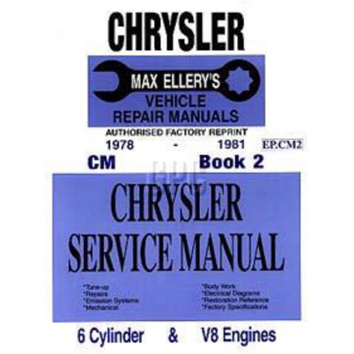 Ellery Publication Valiant 78-81 Book2 Workshop Manual EPCM2