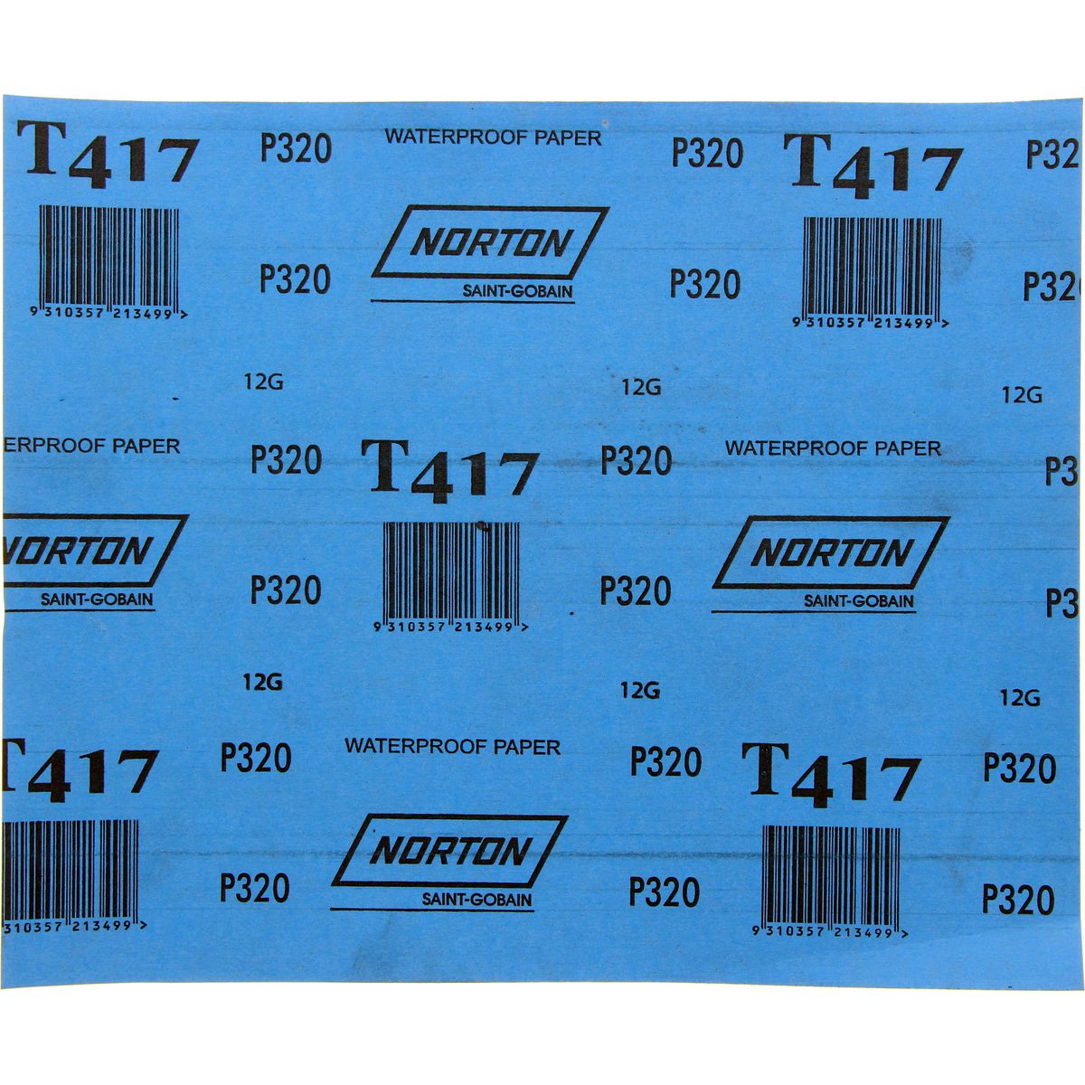 Norton Tufbak Wet & Dry Sandpaper 230 X 280Mm P320 66623320263