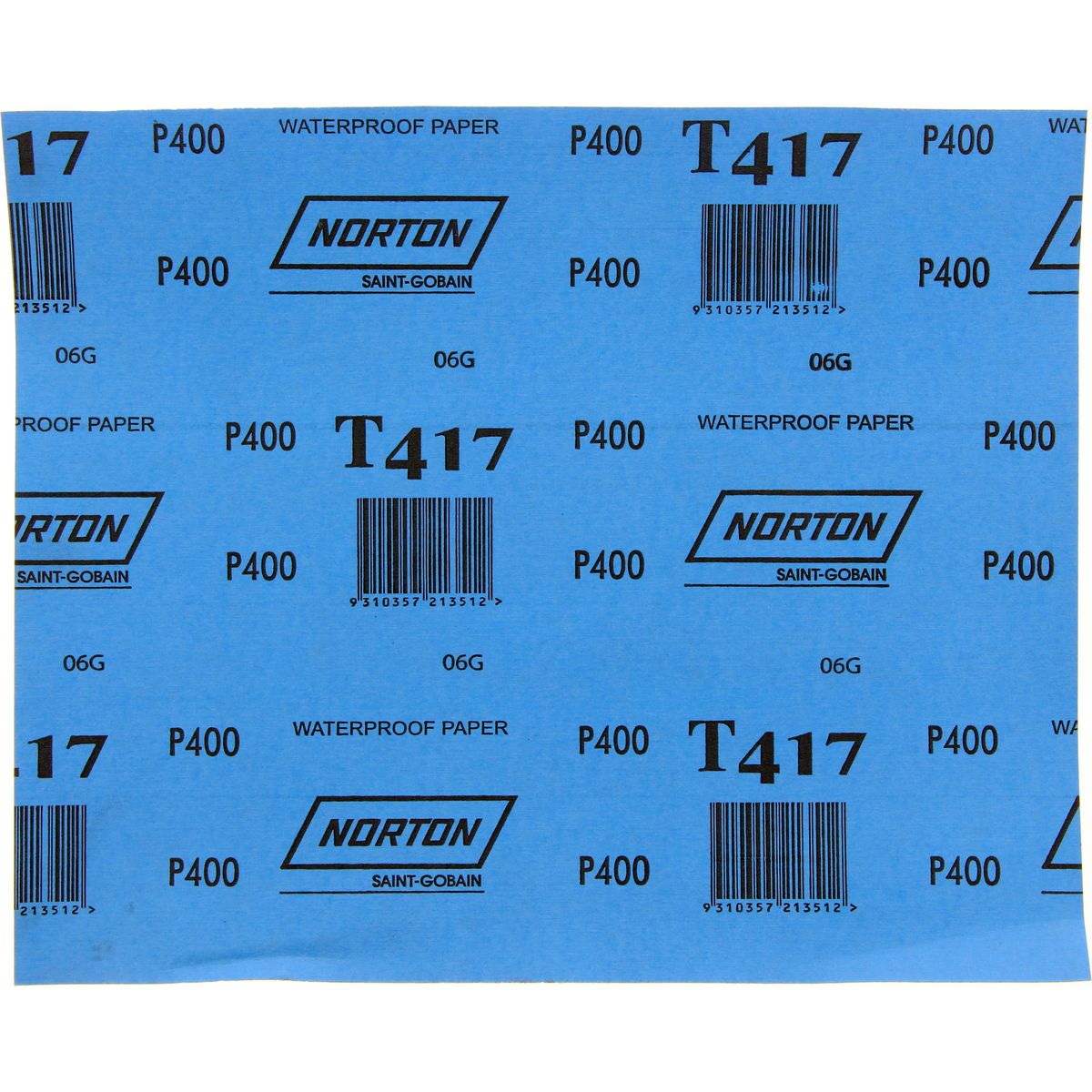 Norton Tufbak Wet & Dry Sandpaper 230 X 280Mm P400 66623320265