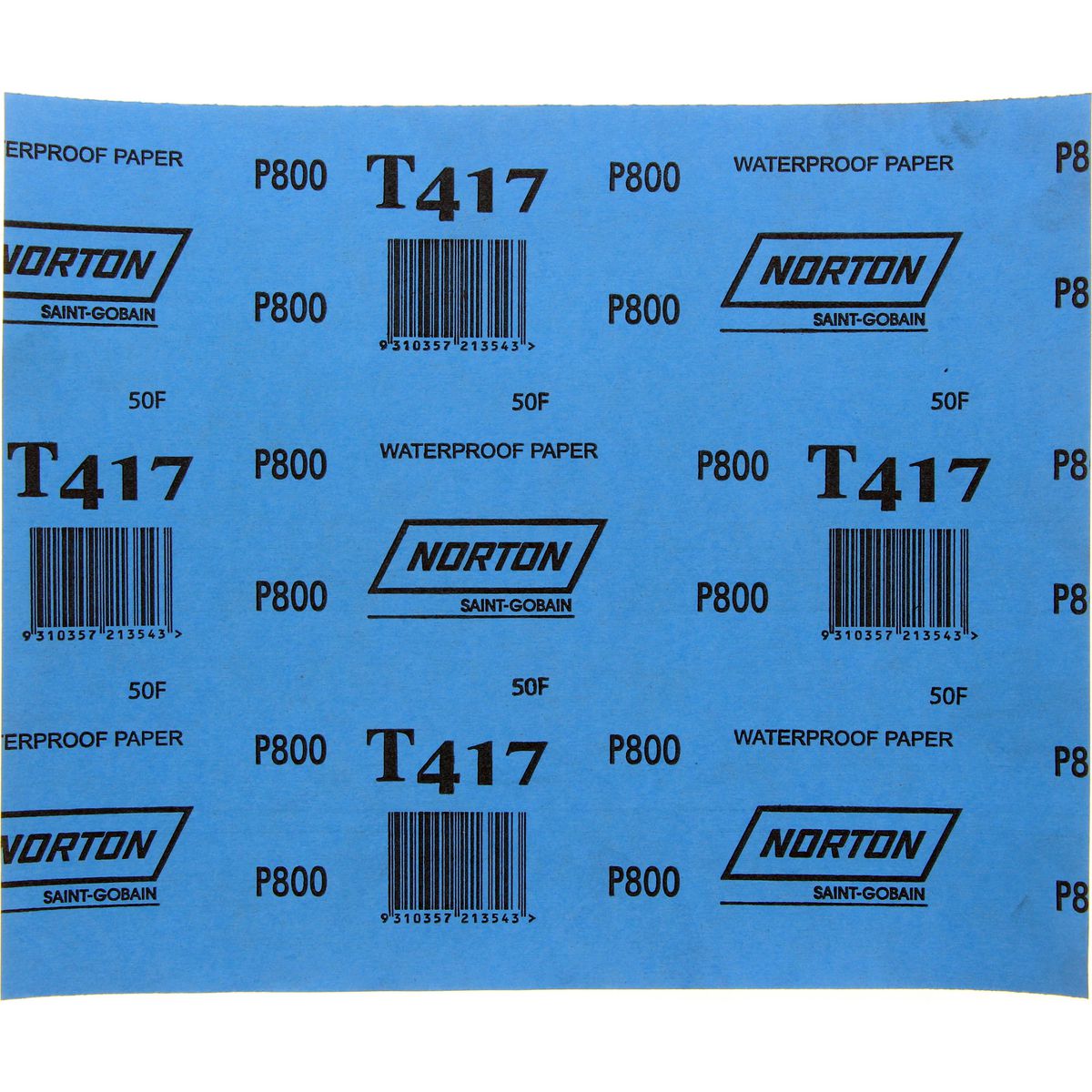 Norton Tufbak Wet & Dry Sandpaper 230 X 280Mm P800 66623320268