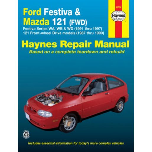 Haynes Owner's Workshop Manual - Ford Festiva & Mazda 121 1991-1997 36736