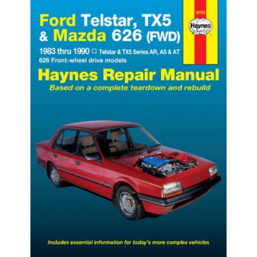 Haynes Owner's Workshop Manual - Ford Telstar & Mazda 626 1983-1990 36780
