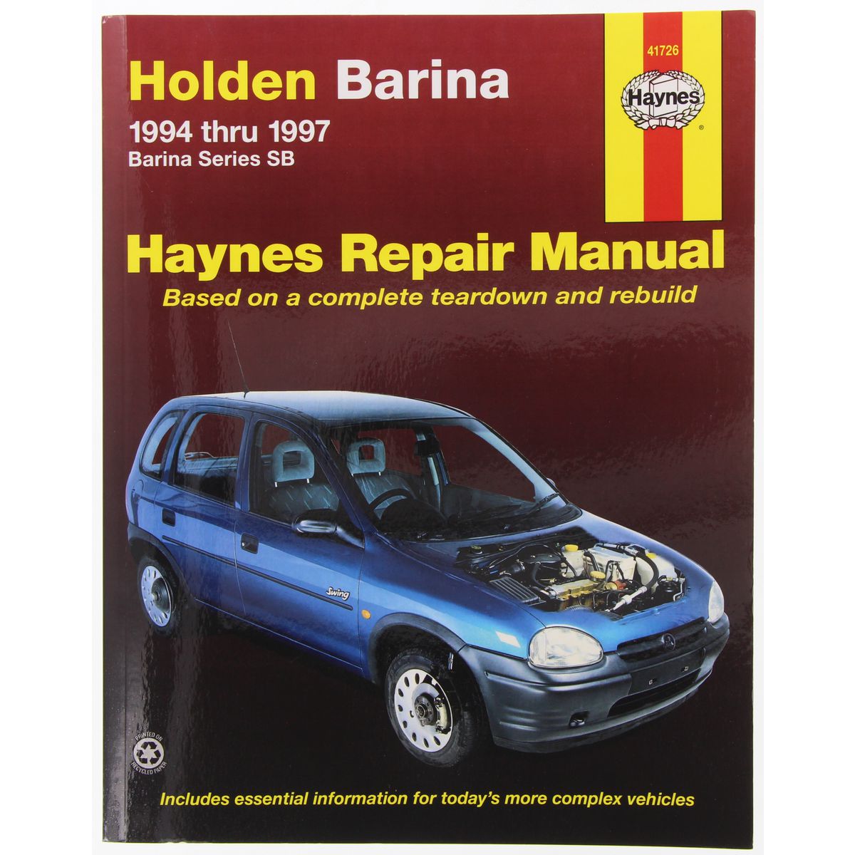 Haynes Owner's Workshop Manual - Holden Barina 1994-1997 41726