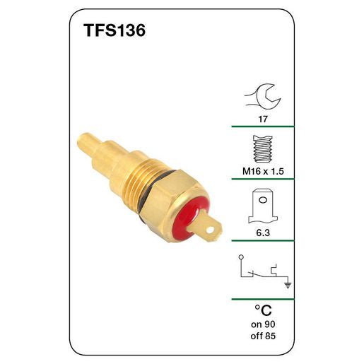 Tridon Thermo Fan Switch TFS136
