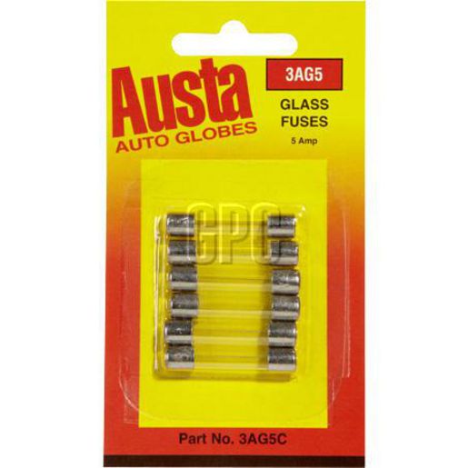Austa Glass Fuse 3AG 5A 3AG5C