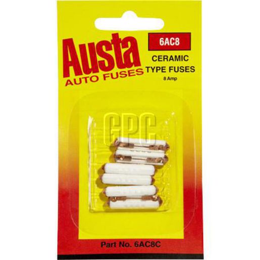 Austa Ceramic Fuse 6AC 8A 6AC8C