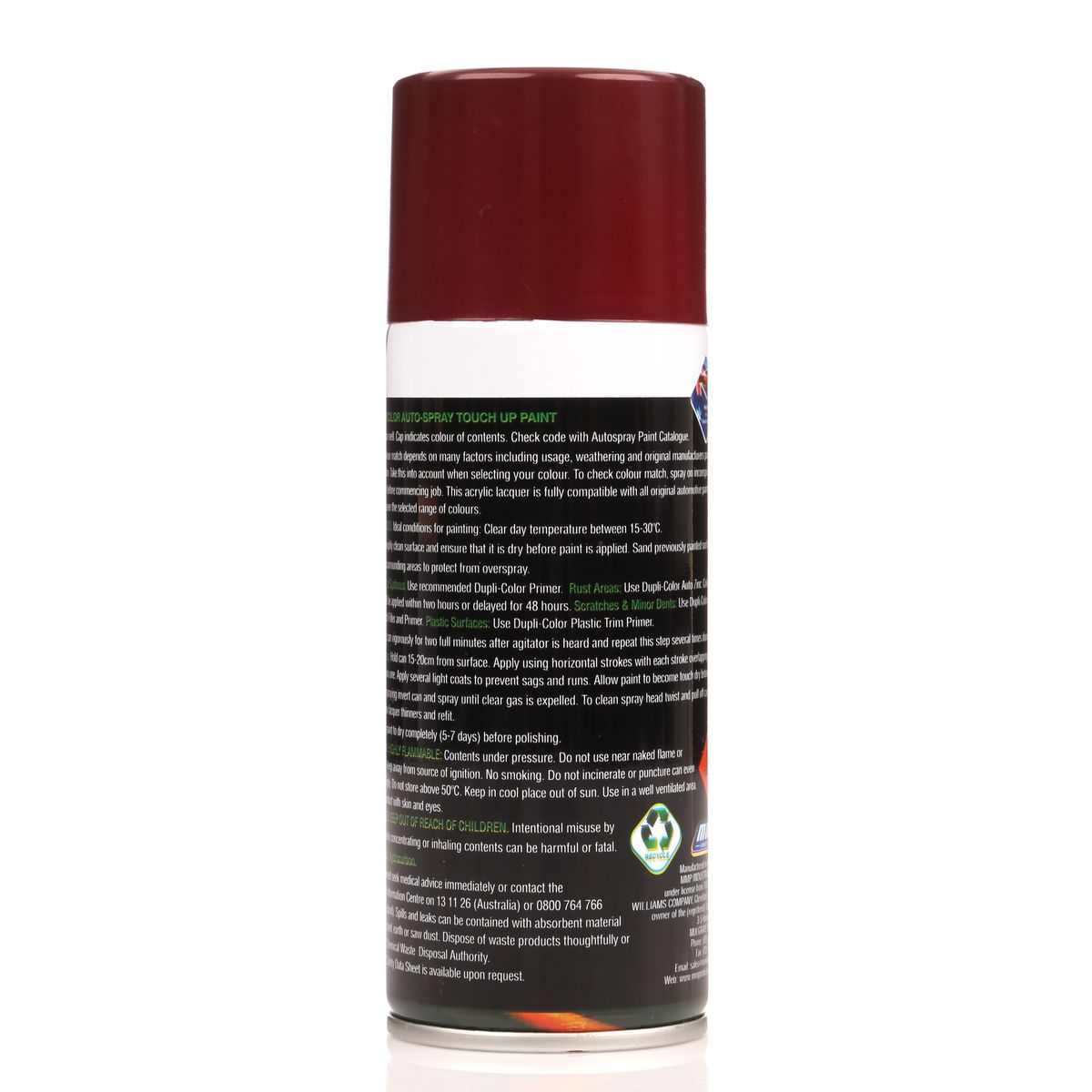 Dupli-Color Automotive Aerosol Spray Paint Chianti Red 150g DSC63