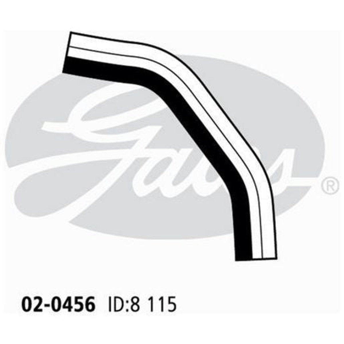 Gates Radiator Hose 02-0456