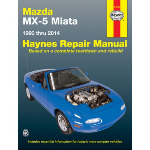 Haynes Owner's Workshop Manual - Mazda MX5 Miata 1990-1998 61016