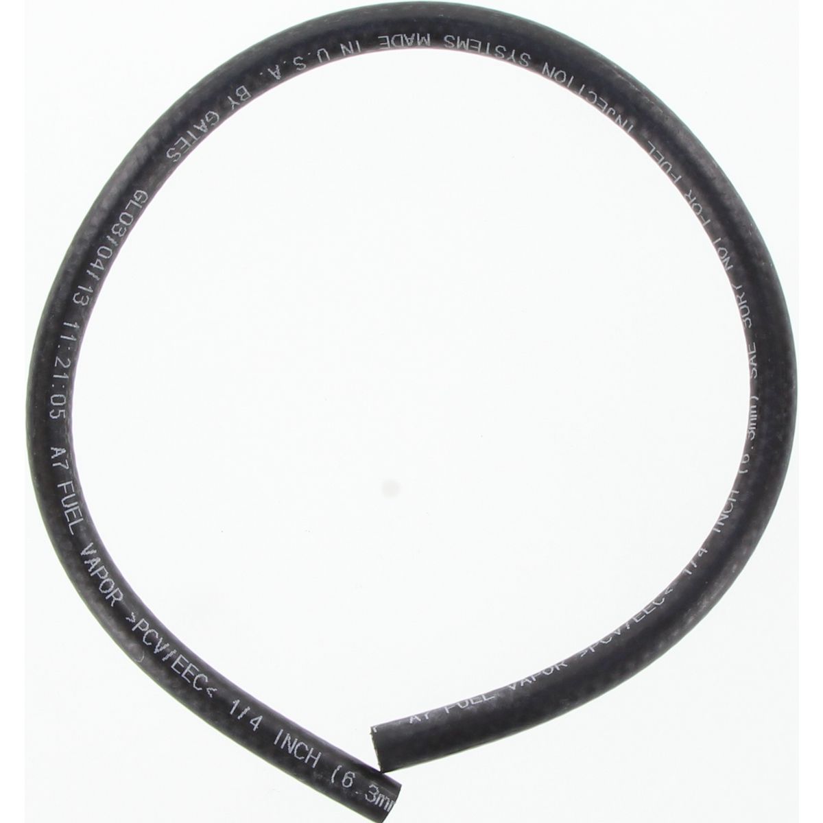 Gates Fuel Hose 1/4In X 2Ft - Id 0.25In / 6.3mm 27027
