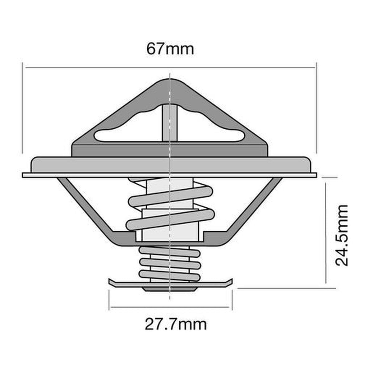 Tridon Thermostat (High Flow) TT249-180