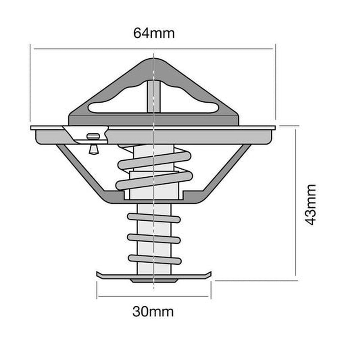 Tridon Thermostat (High Flow) TT297-180
