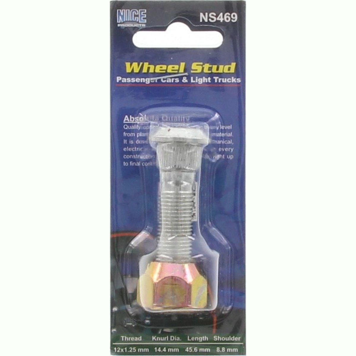 NICE Wheel Stud & Nut M12x1.25 43.5mm NS469