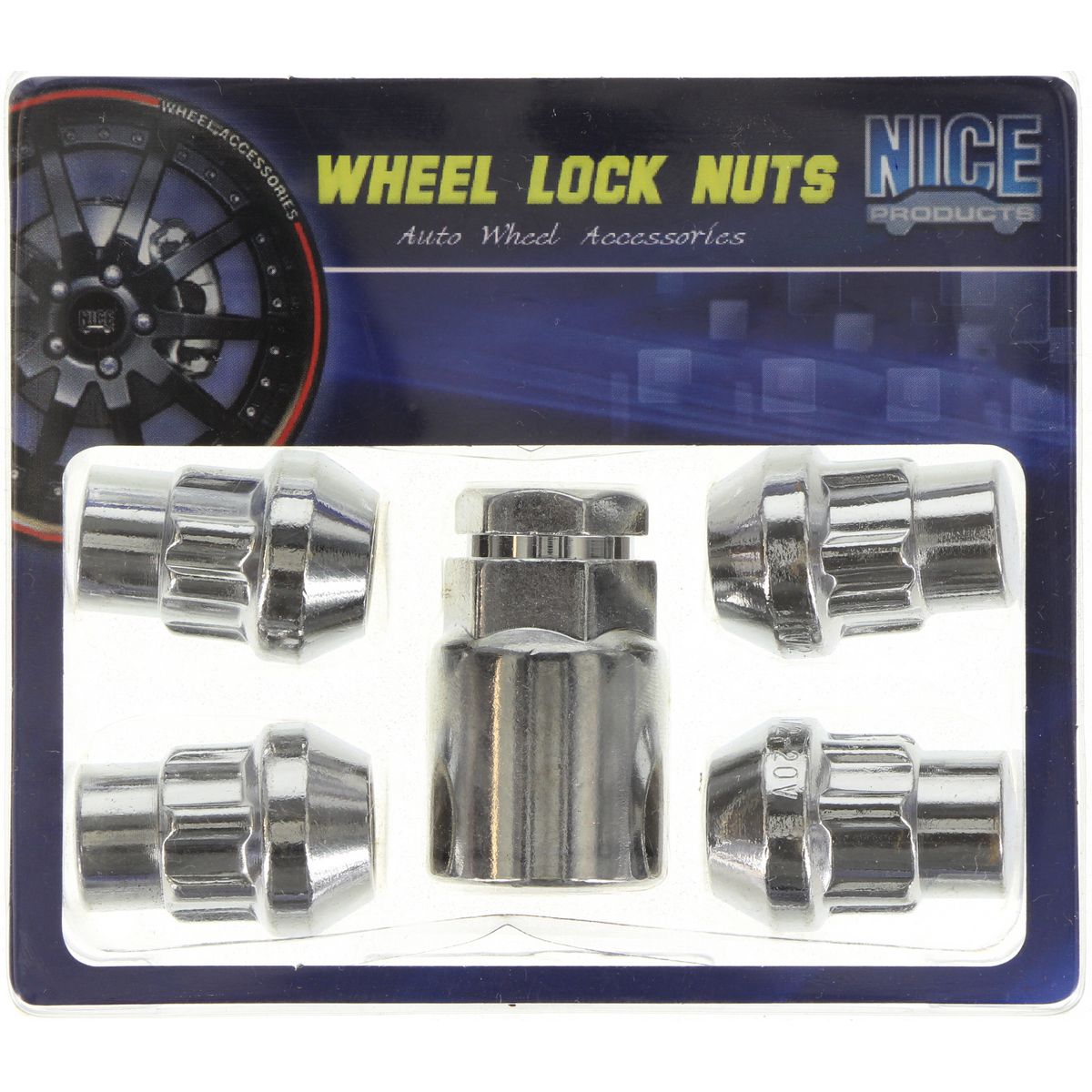 NICE Wheel Lock Nut Set 1/2" (4 Pack) C2LOCK