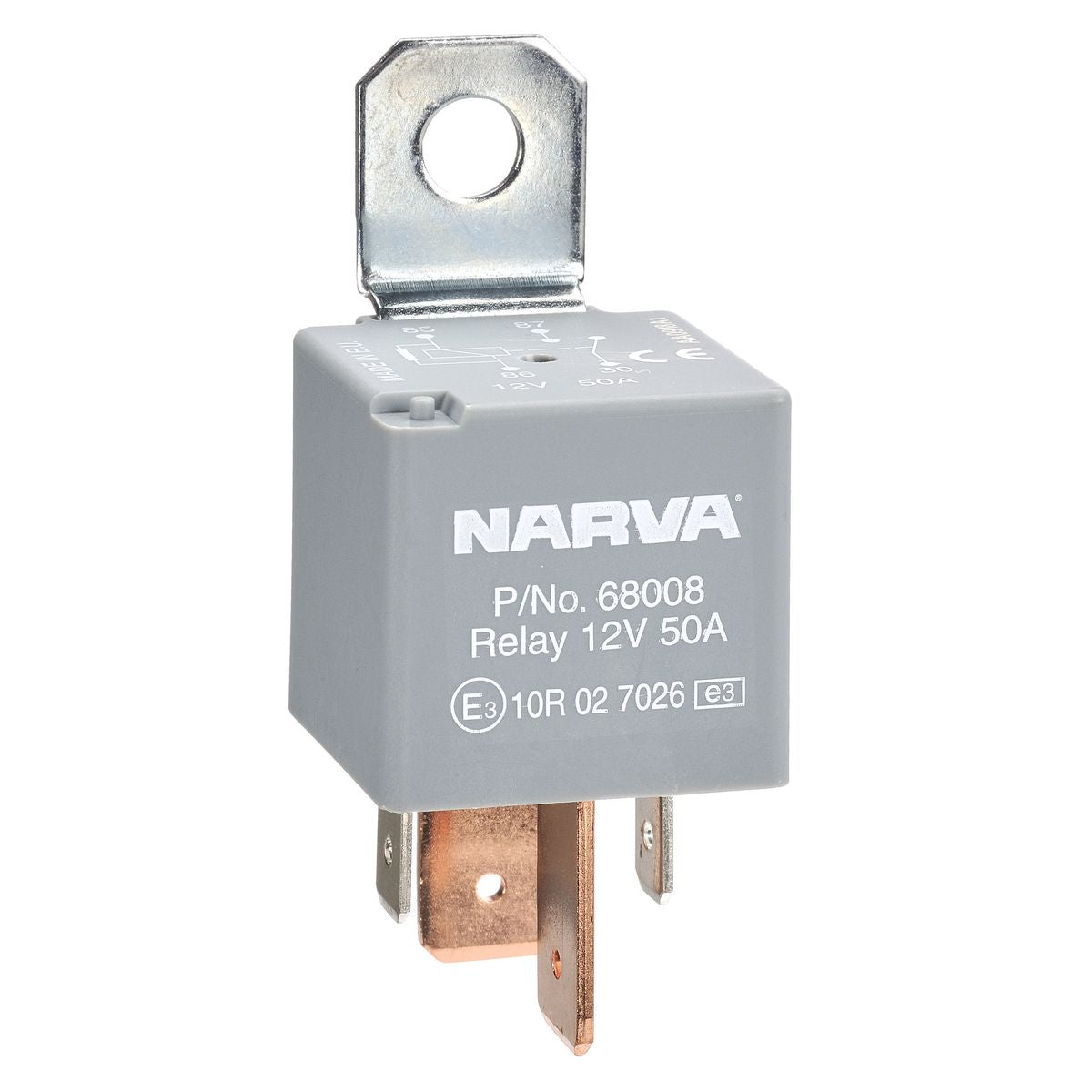 Narva 12V Relay 4 Pin 50A 68008