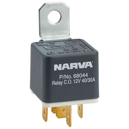 Narva Relay Change-Over With Resistor 12V 5 Pin 40A/30A 68044