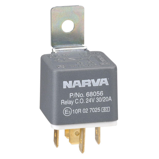 Narva Relay Change-Over With Diode 24V 5 Pin 30A/20A 68056