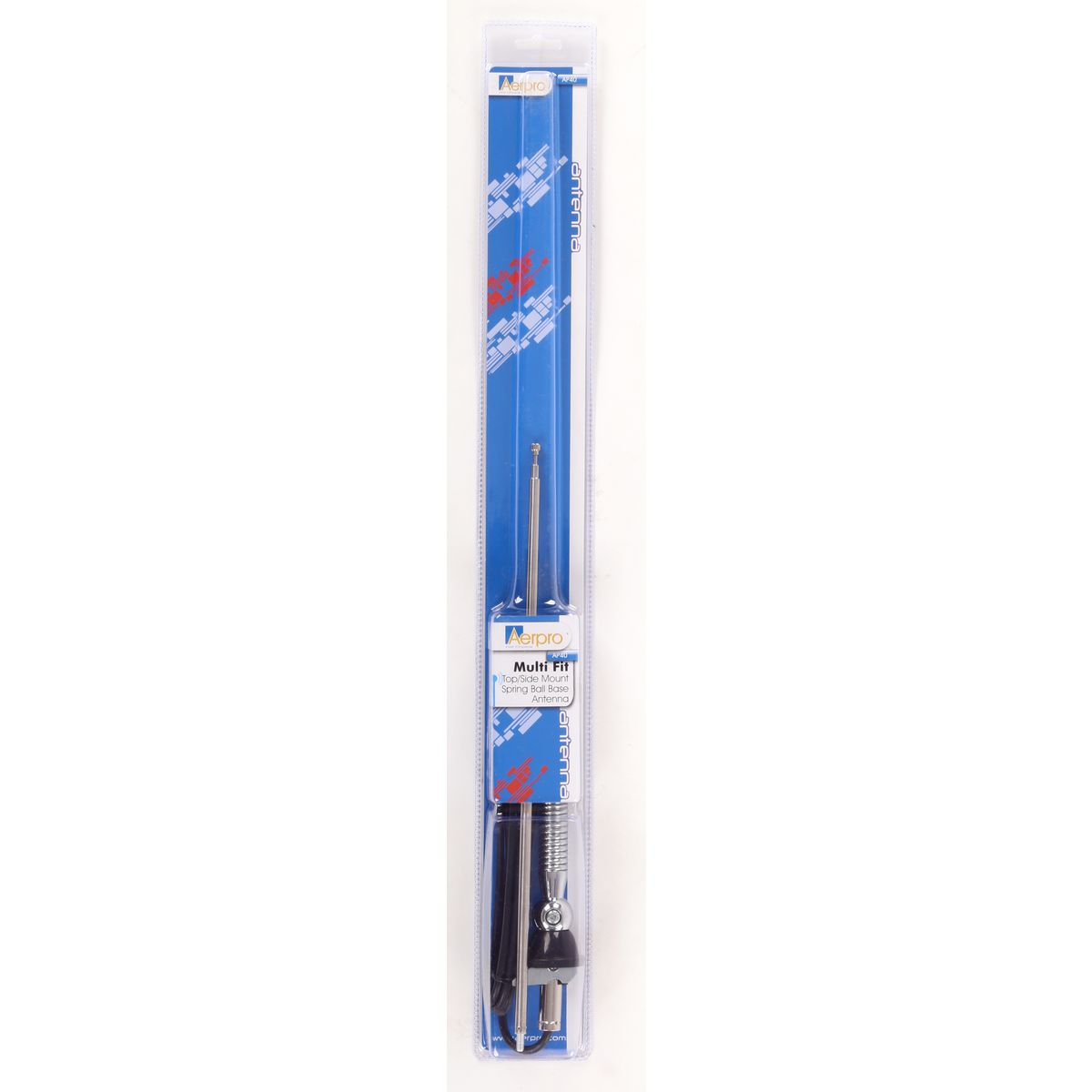 Aerpro Universal Antenna 3 Section With Spring Ball Base AP40