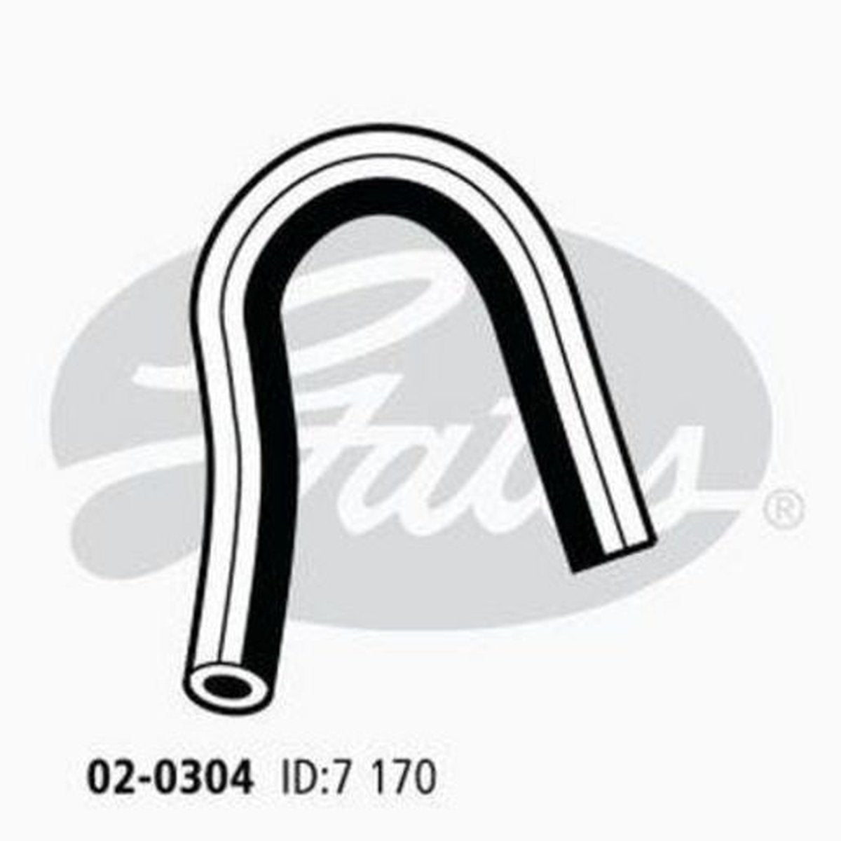 Gates Radiator Hose 02-0304