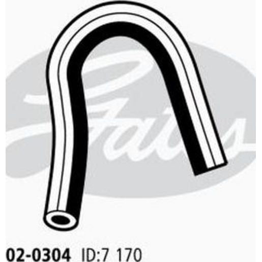 Gates Radiator Hose 02-0304