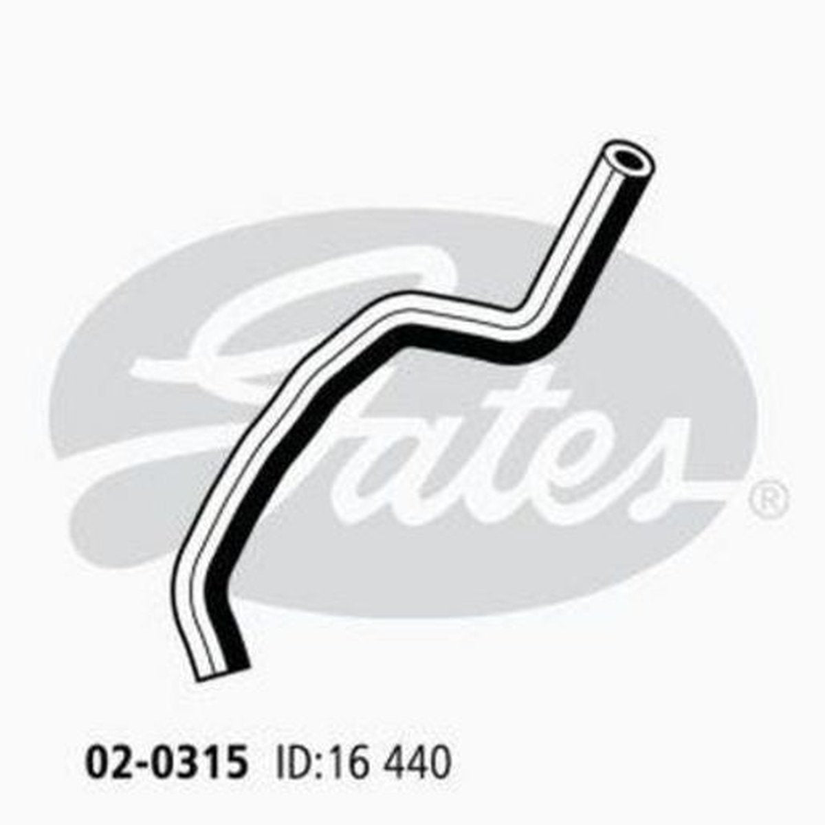 Gates Radiator Hose 02-0315
