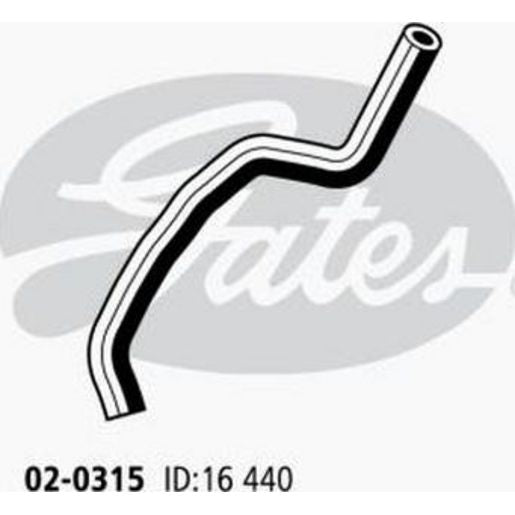 Gates Radiator Hose 02-0315