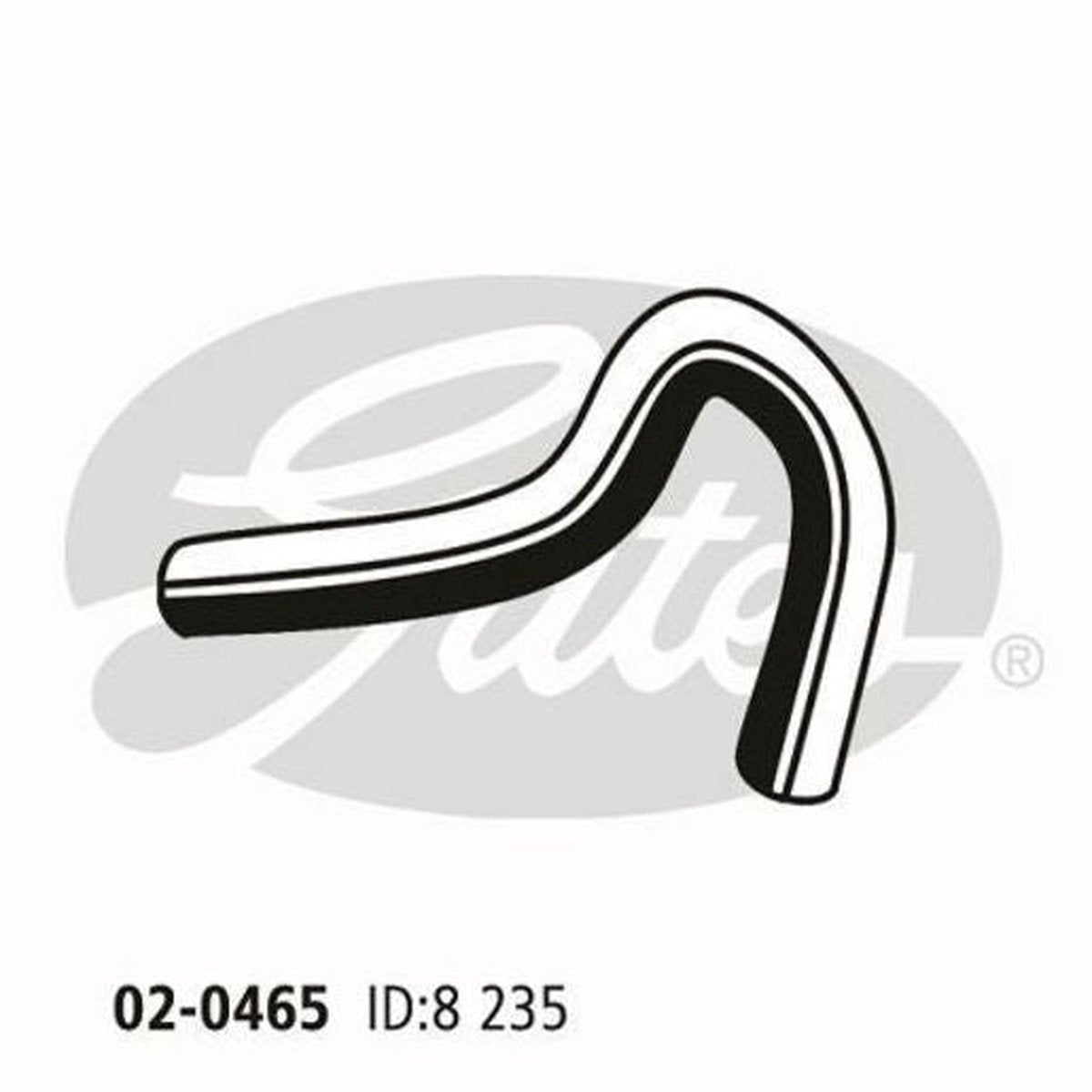 Gates Radiator Hose 02-0465