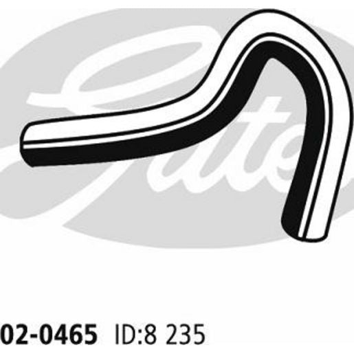 Gates Radiator Hose 02-0465