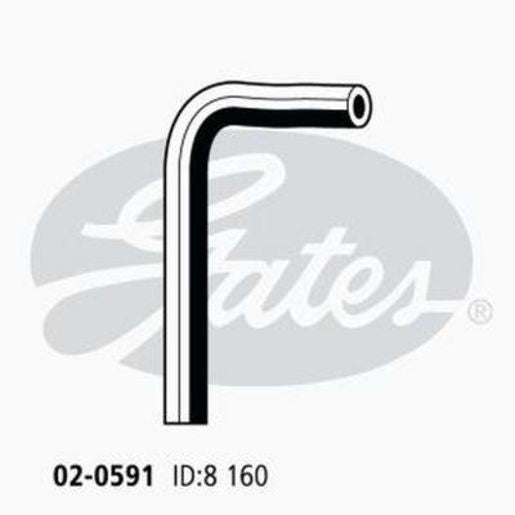 Gates Radiator Hose 02-0591