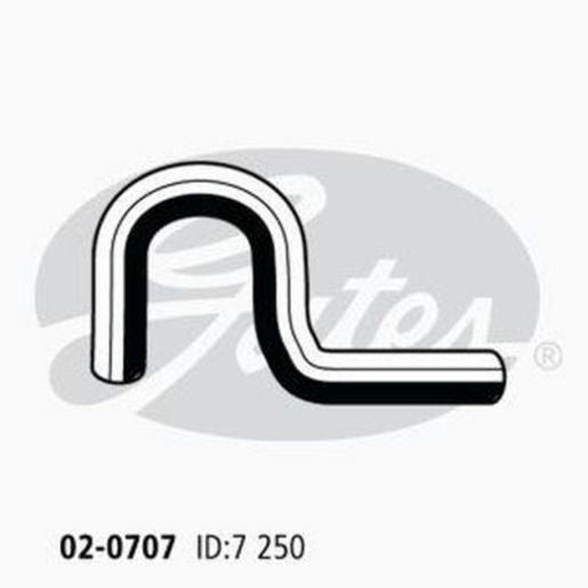 Gates Radiator Hose 02-0707