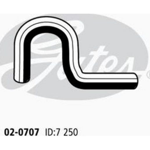 Gates Radiator Hose 02-0707