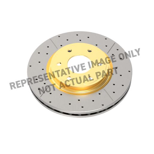 DBA Street Gold Cross-Drilled/Slotted DBA2232X