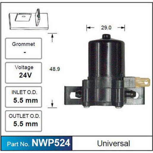 NICE Windscreen Washer Pump NWP524