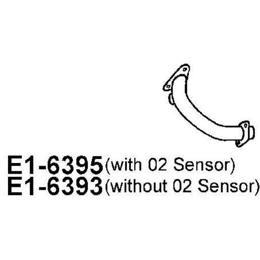 Walker Exhaust Pipe-Exhaust (Use E4631) E1-6395