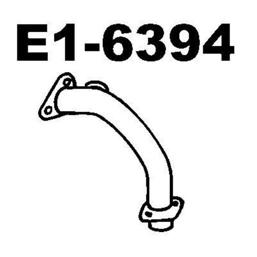 Walker Exhaust Pipe-Exhaust (Use E5278) E1-6394