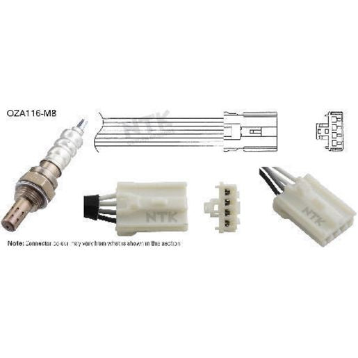 NTK Oxygen Sensor 4 Wire OZA116-M8