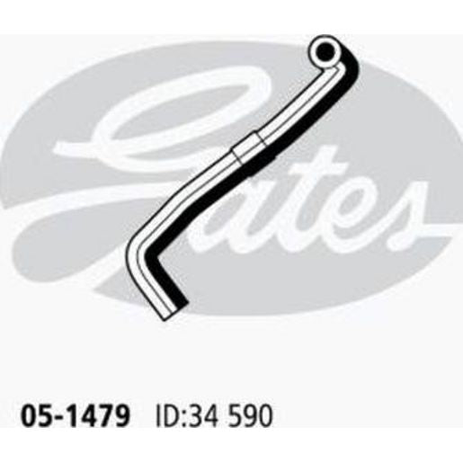 Gates Radiator Hose 05-1479