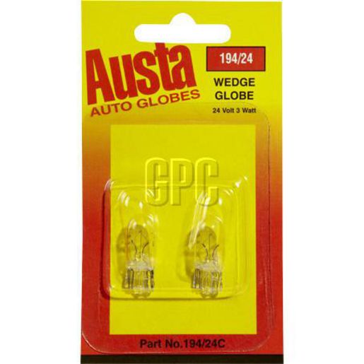 Austa Globe-Wedge 24V 3W Card 194/24C