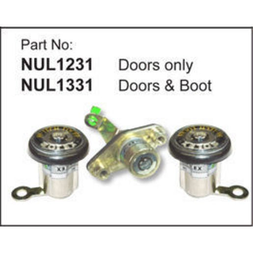 NICE Products Door And Boot Lock Set NUL1331