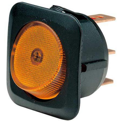 Narva Switch Rocker Illuminated On Off Amber 62051BL