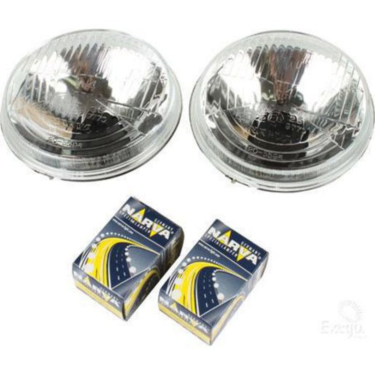 Narva 5 3/4" H4 Halogen Headlamp Conversion Kit 12V 60/55W - 72048