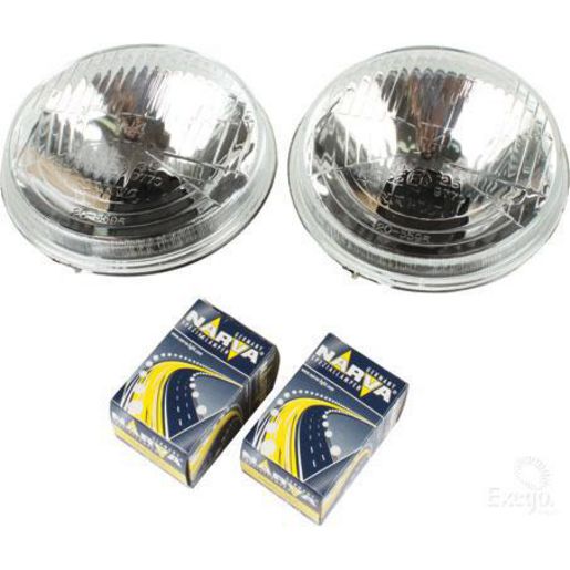 Narva 5 3/4" H4 Halogen Headlamp Conversion Kit 12V 60/55W - 72048
