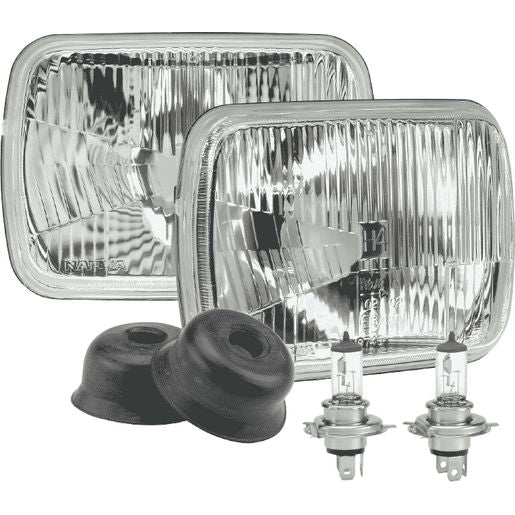 Narva H4 200X142mm Halogen Headlamp Conversion Kit 12V 100/55W - 72090