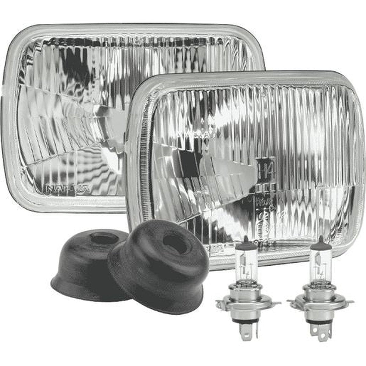 Narva H4 200X142mm Halogen Headlamp Conversion Kit 12V 100/55W - 72090