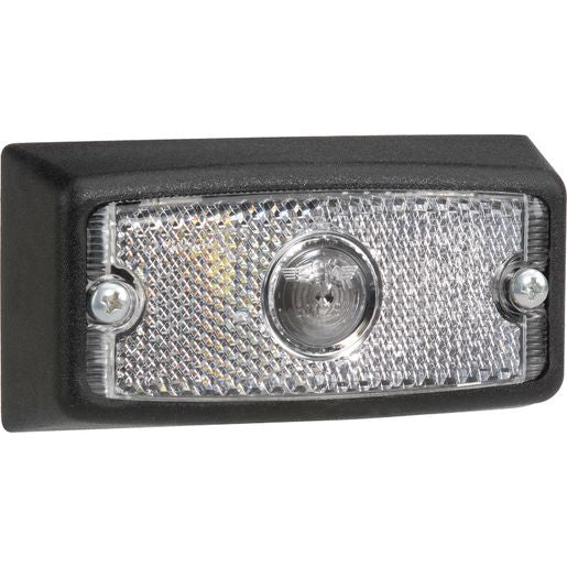Narva Front End Outline Marker Lamp 12V Clear w/ Rubber Boot Reflector 87212