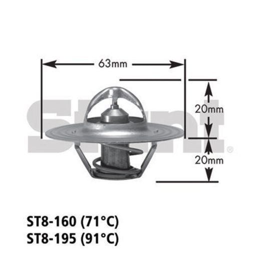 Gates Stant Thermostat ST8-195